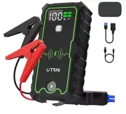 UTRAI 5000A Jump Starter Battery Pack, W/ Wireless Charger, LED Display, USB