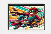 SketchMode “Thumbs Up Thrash” A5 Sketchbook – Bold Graffiti Art Journal