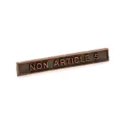 Nato Non Article 5 Medal Clasp