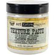 Finnabair Art Extravagance Texture Paste 8.5oz-Platinum Crackle, AETP-96152