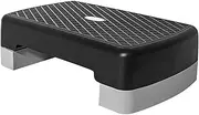 Aerobic Stepper | Portable Steppers For Exercise with Adjustable Height | 17.7 Inch Fitness Equipment For Gym Workout Training Cardio Aerobics Women Kids Adults