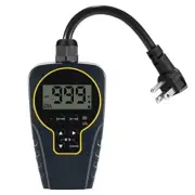 1 S to 999 H Short/Long On-Off Interval Repeat Cycle Timer Plug Outlet Countdown