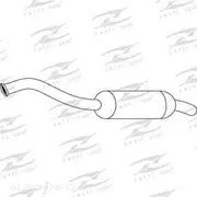 Redback Mufflers Bolt-On to suit Kiasorento - M1034