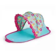 American Girl BITTY BABY BEACH SUNSHADE for 15" Dolls Pink Blue Umbrella NEW
