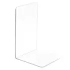 Bookshelf Organizer Desk Acrylic Bookends Clear for Library Home Xmas Office