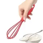2pcs Silicone Egg Whisk Baking Whisks Non-Stick Silicone Balloon Whisk