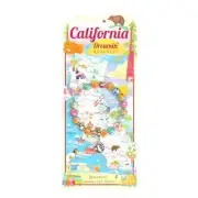 NEW JILZARAH Handmade Clay Beads DESTINATION CALIFORNIA Multi color 8mm Bracelet
