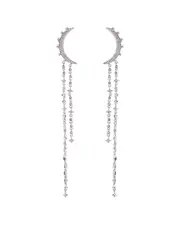 Eye Candy LA Luna CZ Crystal Drop Earring