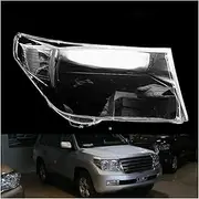 Car Headlamp Cover Compatible for Toyota Land Cruiser 2007~2012 Car Light Replacement Glass Headlight Lens Shell(1 Pcs Right Side)