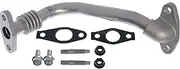 APDTY 118777 Turbo Oil Return Tube Pipe; 6.6L Duramax Diesel; 2010-2016