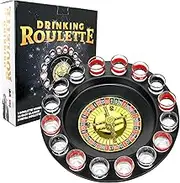 Fairly Odd Novelties Shot Glass Roulette Novelty Gifts Drinking Party Game, 16PCS, Red/Black, FON-10046 by Adult Games for Adult Game Night! The Perfect White Elephant Gifts for Adults.