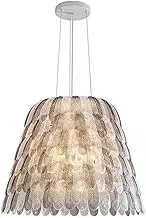 CJLWSLCO Modern Simple Creative Acrylic Feather Type Chandeliers Bedroom Living Room Dining Room Study Decoration Hanging Lamp LED E27 Light Source Pendant Light Modern Simple Household Lighting Fixtu
