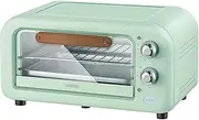 UOOD Mini Electric Oven, 12L Multi-Function Smart Oven, Retro Toaster Oven
