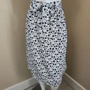 Porridge Anthropologie NWT Getaway Tie Front A-line Sunglasses Faces Skirt~XS