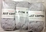 Premier Just Cotton Yarn 3 Pack “Snow Flake”