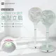 【NICONICO】360度球形DC遙控美型立扇/電風扇 NI-S2011 薄荷綠 璀璨白