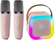 Microphone and Speaker Set | Wireless Home Audio Speakers Portable Conference Room Microphone - Karaoke Machine, Powerful Guitar Amplifier for Travel, Friends