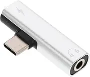 NUOBESTY Type C to Headphone Adapter for Fast Charging and Audio Durable and Sturdy Earphone Jack Adapter Compatible with Mobile Devices