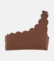[Marysia] Marysia Santa Barbara one-shoulder bikini top AU 12 brown