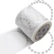 Masking Tape MT Mina 4,8 CM Tambourine Grande Silver - Silver