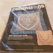 Cross Stitch Kit Dimensions Stitchery Kit Heart Heart Monogram Pillow Top New