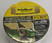 YellaWood Joist Shield Self-Adhesive Butyl Tape For Wood Decks 4" x 50'