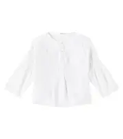 [Il Gufo] Il Gufo Linen blouse Y 8 white