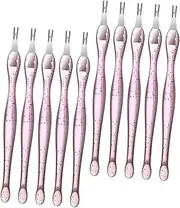 LALADEFIEE Professional Manicure Tools 10pcs Set Dead Skin Forks Pushers for Nail Art and Home Use