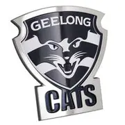 Fan Emblems AFL Geelong Cats 3D Chrome Car Badge - 10378-009A