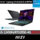 【MSI 微星】15.6吋i5 RTX2050 電競筆電(Cyborg 15/i5-12450H/8G/512G SSD/W11P/A12UCX-439TW)