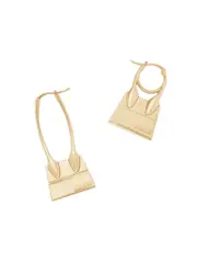 Jacquemus Les Créoles Chiquito Noeud in Gold