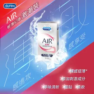 durex 杜蕾斯保險套／原廠公司貨／超薄裝／凸點裝／活力裝／激情裝／飆風碼／熱愛裝／超潤滑裝／AIR【保險套世界】