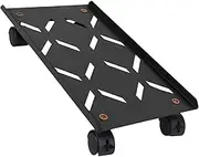 AsrMyjcx Computer Tower Stand with 4 Caster Wheels, for Floor Carpet PC Cart CPU Stand for Office Gaming Rooms Home, Not Adjustable
