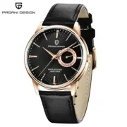 PAGANI DESIGN PD-1654 Japan Quartz Men Business Pilot Watch Leather Band Reloj
