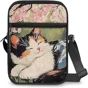 [AZULCUSTO] Small Messenger Bag for Men Women Wallet Purse Cell Phone Purse Shoulder Bag for Phone Passport