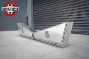 780 L x 210 D x 360 H Full Aluminium Toolbox Tapered Under Tray 4WD Ute ToolBox