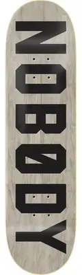 Zero Skateboards Nobody Skateboard Deck - 8.25" x 31.9"