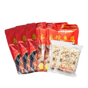 【和秋】經典麻辣鴨血450g*3入+麻辣豆腐450g*2入+刀削麵75g*2入