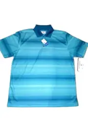 GRAND SLAM Men's Motion Flow Golf Polo Shirt MYKONOS BLUE ; XL XLARGE b18