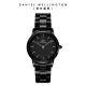 【Daniel Wellington】DW 手錶 Iconic Link Ceramic 28mm/32mm曜石黑陶瓷錶(DW00100415)