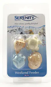 Serenity Weekend Feeder 4 Pack 20G