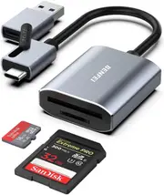 USB to SD Micro SD Memory Card Reader iPhone Pro Max MacBook Air iPad Samsung