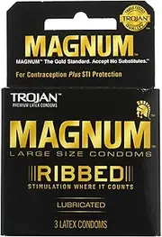 Trojan Magnum Ribbed Condoms 3