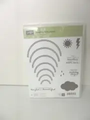 Stampin Up Sunshine Rainbows Sun Lightning Clouds Rain 14 Stamps 145821