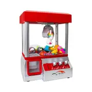 Claw Machine Arcade Game Sound Cool Mini Candy Grabber Prize Dispenser Vending Toy Party Fun Entertainment Playtime Christmas Gifts Kids Boys Girls