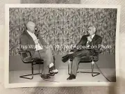 Candid Photo of Patrick Stewart and Producer Edward Mirzoeff