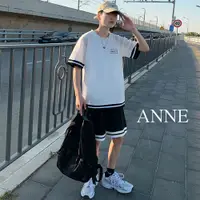 在飛比找蝦皮商城優惠-ANNE｜短袖套裝 休閒套裝 情侶裝套【AO10005】中性