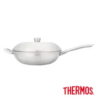 在飛比找蝦皮商城優惠-【THERMOS膳魔師】新一代蘋果原味鍋不鏽鋼單柄附耳炒鍋3