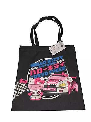 Hello Kitty Race Car Driving Tote Bag