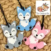 Autism Chewy Necklace - Chewie Tube Sensory Chew ASD ADHD SPD Fox